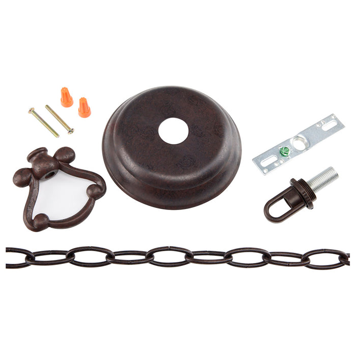 SATCO/NUVO Convertible Pendant Hardware For Sf76/436 Old Bronze Finish (25-1402)
