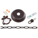 SATCO/NUVO Convertible Pendant Hardware For Sf76/436 Old Bronze Finish (25-1402)