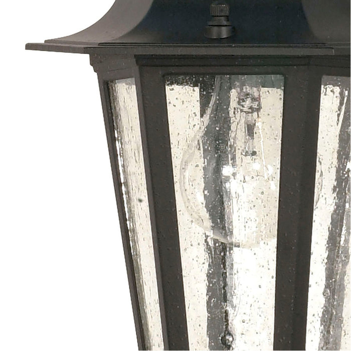 SATCO/NUVO Cornerstone 1-Light 13 Inch Hanging Lantern With Clear Seed Glass (60-993)