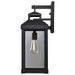 SATCO/NUVO Corning 1-Light Large Wall Lantern Matte Black With Clear Glass (60-7372)
