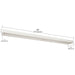 SATCO/NUVO CounterQuick 17W 28 Inch LED White Under Cabinet Light CCT Selectable 40000 Hours (63-504)