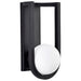 SATCO/NUVO Cradle 6W LED Large Wall Lantern Matte Black With White Opal Glass (62-1620)