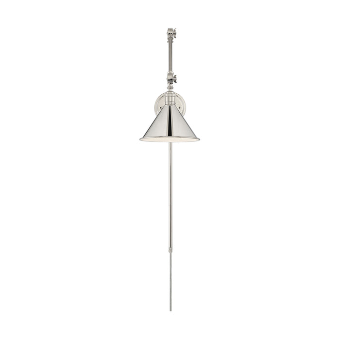SATCO/NUVO Delancey Swing Arm Lamp Polished Nickel With Switch (60-7362)