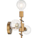 SATCO/NUVO Delphi 4-Light Vanity Aged Gold Finish (60-6871)