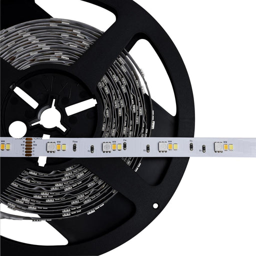 SATCO/NUVO Dimension Performer Tape Light Strip 16 Foot RGB Plus Tunable White Plug Connection IR Remote Included (64-110)