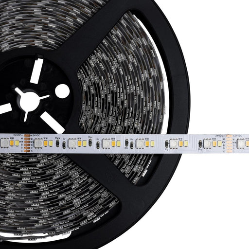 SATCO/NUVO Dimension Pro Tape Light Strip 16 Foot Hi-Output RGB Plus Tunable White J-Box Connection Starfish IOT Capable IR Remote Included (64-133)