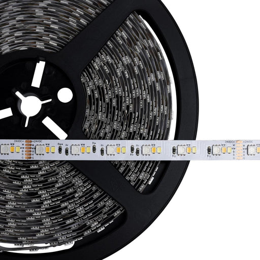 SATCO/NUVO Dimension Pro Tape Light Strip 16 Foot Hi-Output RGB Plus Tunable White Plug Connection Starfish IOT Capable IR Remote Included (64-130)
