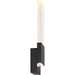 SATCO/NUVO Ellusion LED Large Wall Sconce 13W Matte Black Finish With Seeded Glass (62-1513)