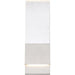 SATCO/NUVO Ellusion LED Large Wall Sconce 13W Polished Nickel Finish With Seeded Glass (62-1503)