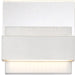 SATCO/NUVO Ellusion LED Medium Wall Sconce 15W Polished Nickel Finish With Seeded Glass (62-1502)