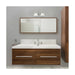 SATCO/NUVO Empire 2-Light 15 Inch Vanity With Alabaster Glass Bell Shades (60-337)