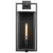 SATCO/NUVO Exhibit 1-Light Large Wall Lantern Matte Black Finish With Clear Glass (60-7545)