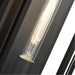 SATCO/NUVO Exhibit 1-Light Large Wall Lantern Matte Black Finish With Clear Glass (60-7545)