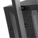 SATCO/NUVO Exhibit 1-Light Medium Wall Lantern Matte Black Finish With Clear Glass (60-7544)