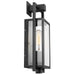 SATCO/NUVO Exhibit 1-Light Small Wall Lantern Matte Black Finish With Clear Glass (60-7543)