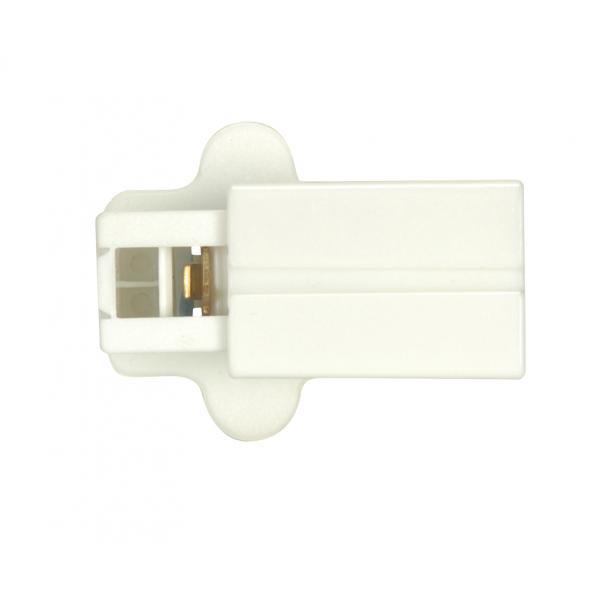 SATCO/NUVO Female Slide Plug Polarized 18/2 SPT-2 6A-125V White Finish (80-2521)