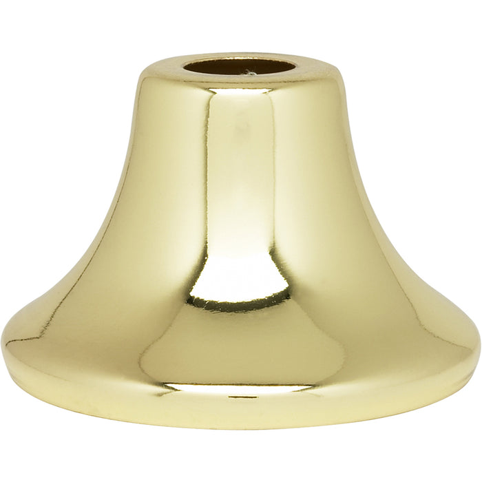 SATCO/NUVO Flanged Steel Neck 7/16 Inch Hole 1-3/16 Inch Height 3/4 Inch Top 1-3/4 Inch Bottom Seats Brass Plated Finish (90-2188)