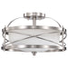 SATCO/NUVO Ginger 2-Light Semi-Flush With Etched Opal Glass (60-5331)