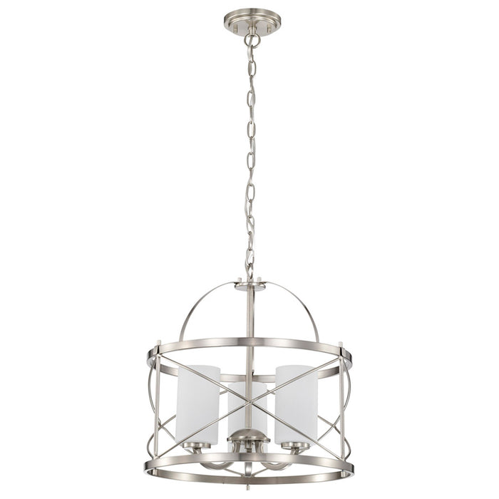 SATCO/NUVO Ginger 3-Light Pendant With Etched Opal Glass (60-5333)