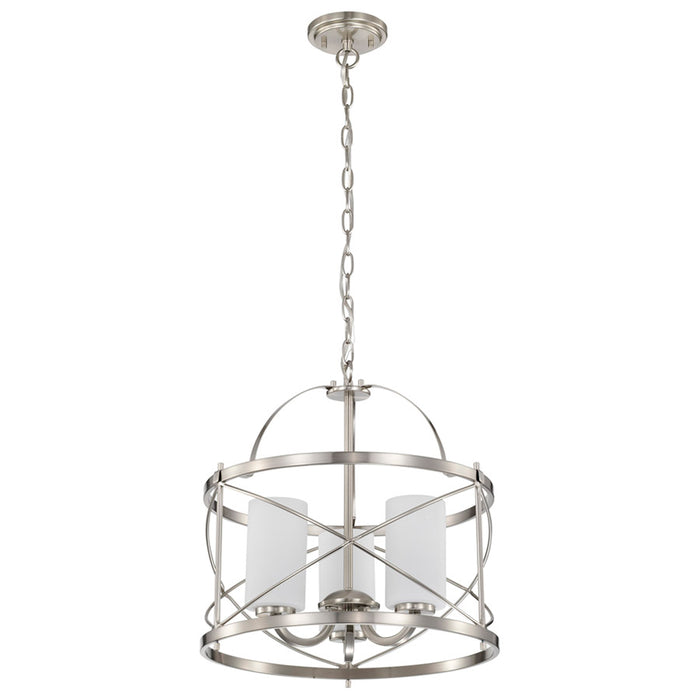 SATCO/NUVO Ginger 3-Light Pendant With Etched Opal Glass (60-5333)