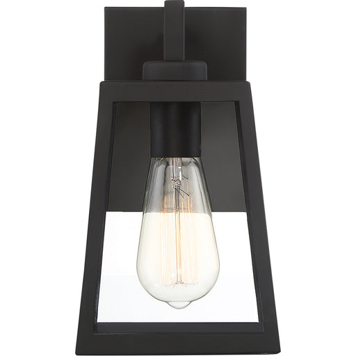 SATCO/NUVO Halifax 1-Light Small Lantern Matte Black Finish With Clear Glass (60-6581)