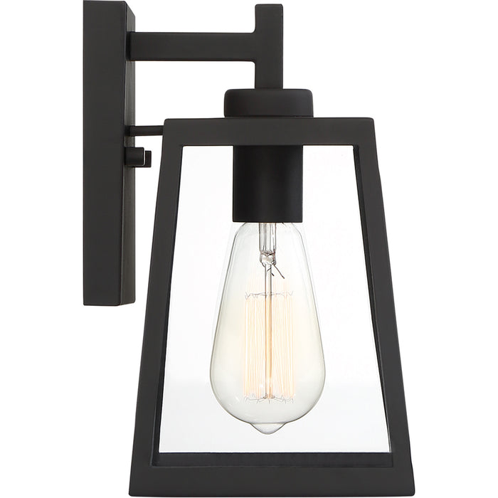 SATCO/NUVO Halifax 1-Light Small Lantern Matte Black Finish With Clear Glass (60-6581)