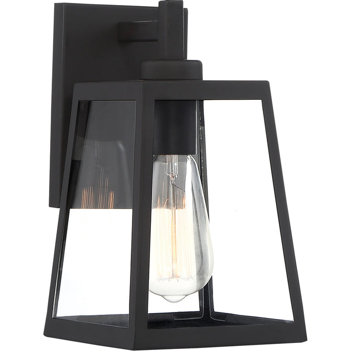 SATCO/NUVO Halifax 1-Light Small Lantern Matte Black Finish With Clear Glass (60-6581)