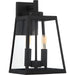 SATCO/NUVO Halifax 2-Light Medium Lantern Matte Black Finish With Clear Glass (60-6582)