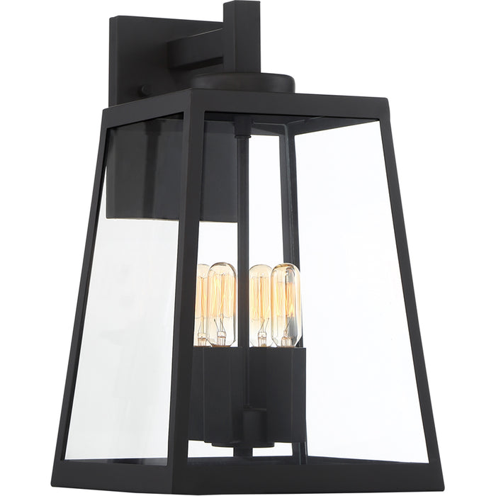 SATCO/NUVO Halifax 4-Light Large Lantern Matte Black Finish With Clear Glass (60-6583)