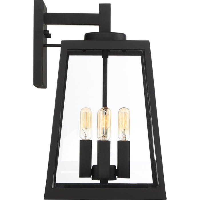 SATCO/NUVO Halifax 4-Light Large Lantern Matte Black Finish With Clear Glass (60-6583)