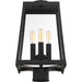 SATCO/NUVO Halifax 4-Light Post Lantern Matte Black Finish With Clear Glass (60-6585)