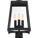 SATCO/NUVO Halifax 4-Light Post Lantern Matte Black Finish With Clear Glass (60-6585)