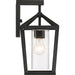 SATCO/NUVO Hopewell 1-Light Medium Lantern Matte Black Finish With Clear Seeded Glass (60-6592)