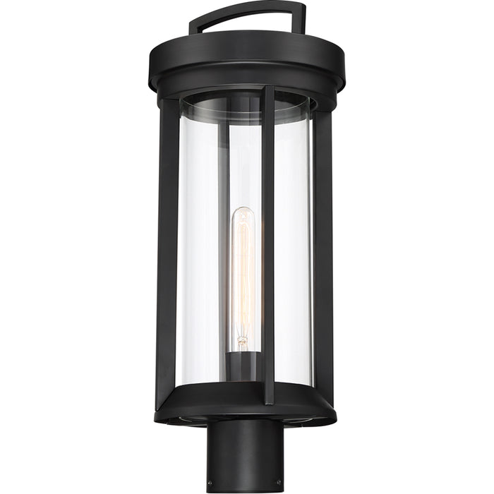 SATCO/NUVO Huron 1-Light Post Lantern Aged Bronze Finish With Clear Glass (60-6503)