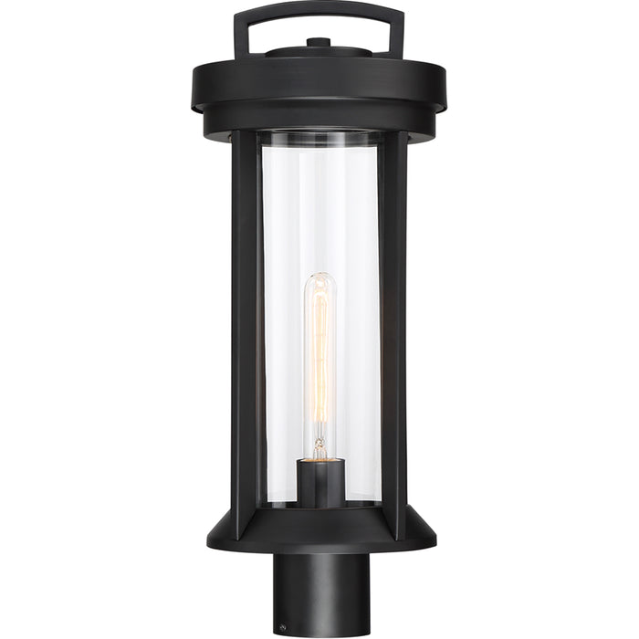 SATCO/NUVO Huron 1-Light Post Lantern Aged Bronze Finish With Clear Glass (60-6503)