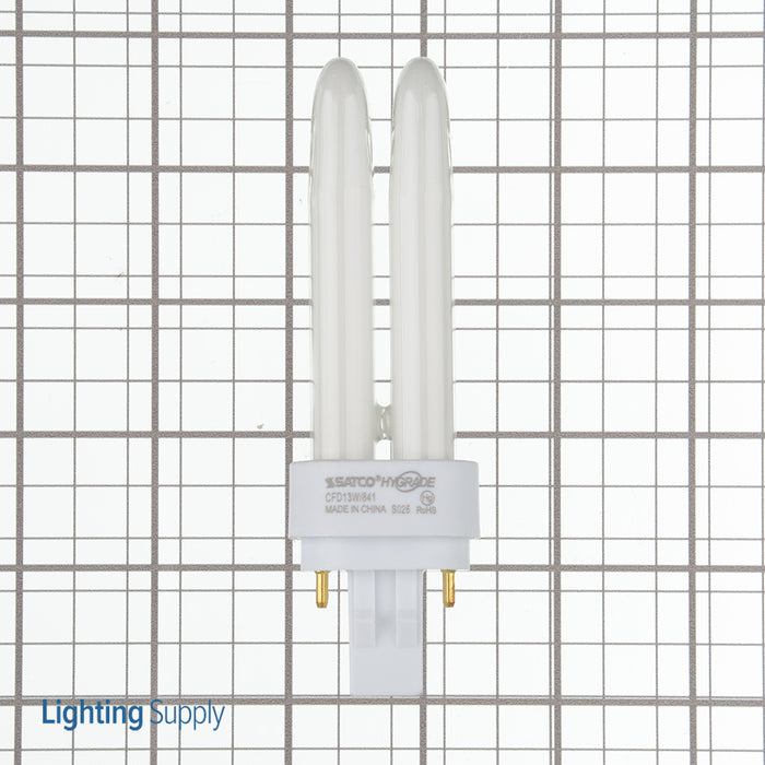 SATCO/NUVO HyGrade 13W Pin-Based Compact Fluorescent 4100K 82 CRI GX23-2 Base (S8320)