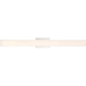 SATCO/NUVO Jess LED Large Vanity Brushed Nickel Finish With White Acrylic (62-1332)