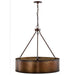 SATCO/NUVO Kettle 5-Light Oversized Pendant With 60W Vintage Lamps Included Weathered Brass Finish (60-5895)