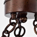 SATCO/NUVO Kettle 5-Light Oversized Pendant With 60W Vintage Lamps Included Weathered Brass Finish (60-5895)