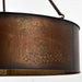 SATCO/NUVO Kettle 5-Light Oversized Pendant With 60W Vintage Lamps Included Weathered Brass Finish (60-5895)