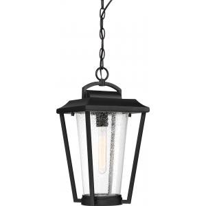 SATCO/NUVO Lakeview 1-Light Hanging Lantern Aged Bronze Finish With Clear Seed Glass (60-6514)