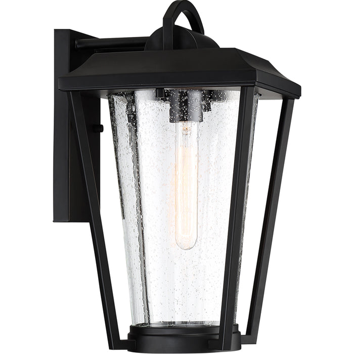 SATCO/NUVO Lakeview 1-Light Medium Lantern Aged Bronze Finish With Clear Seed Glass (60-6511)