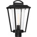 SATCO/NUVO Lakeview 1-Light Post Lantern Aged Bronze Finish With Clear Seed Glass (60-6513)