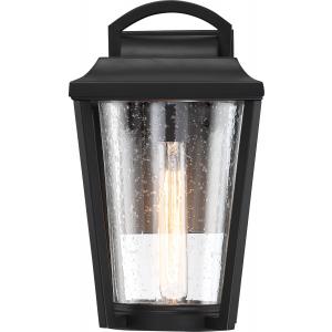 SATCO/NUVO Lakeview 1-Light Small Lantern Aged Bronze Finish With Clear Seed Glass (60-6512)