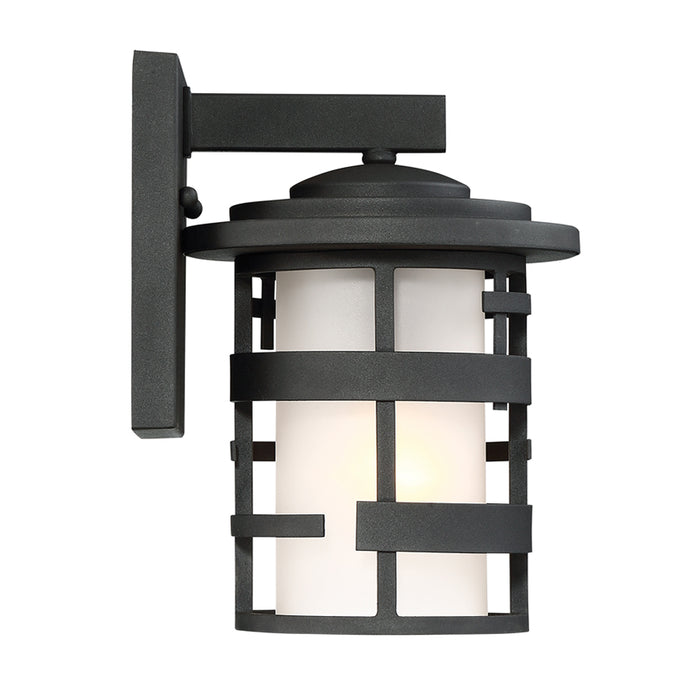 SATCO/NUVO Lansing 1-Light 10 Inch Outdoor Wall Lantern With Etched Glass (60-6401)