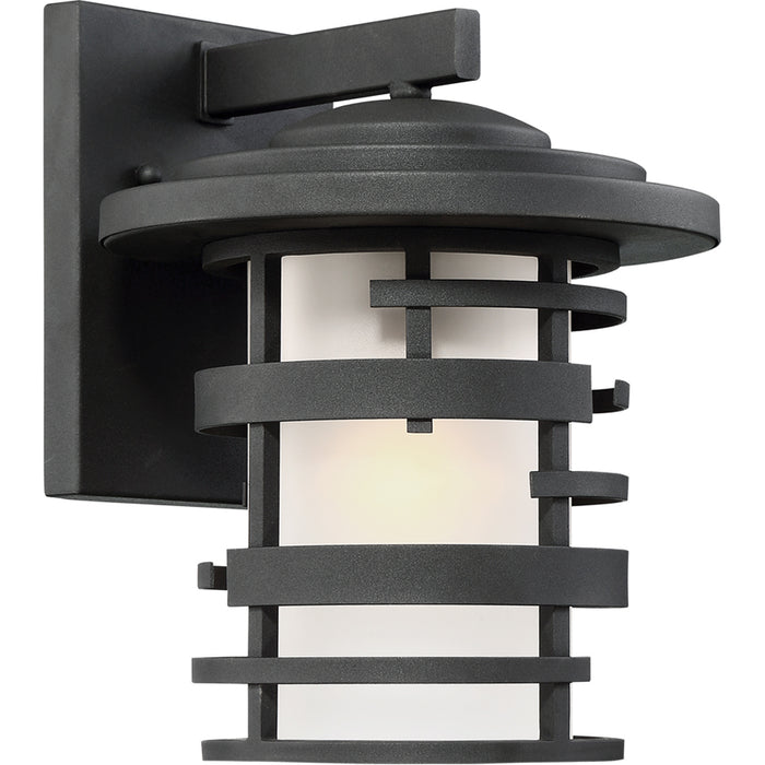 SATCO/NUVO Lansing 1-Light 12 Inch Outdoor Wall Lantern With Etched Glass (60-6402)