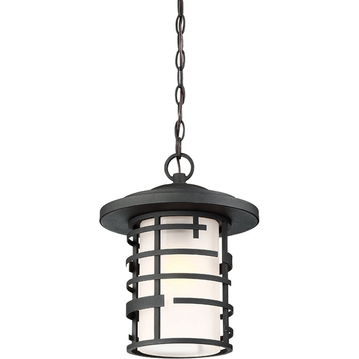 SATCO/NUVO Lansing 1-Light Outdoor Hanging Lantern With Etched Glass (60-6405)