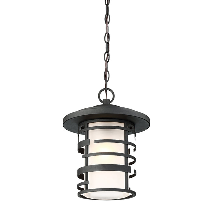 SATCO/NUVO Lansing 1-Light Outdoor Hanging Lantern With Etched Glass (60-6405)