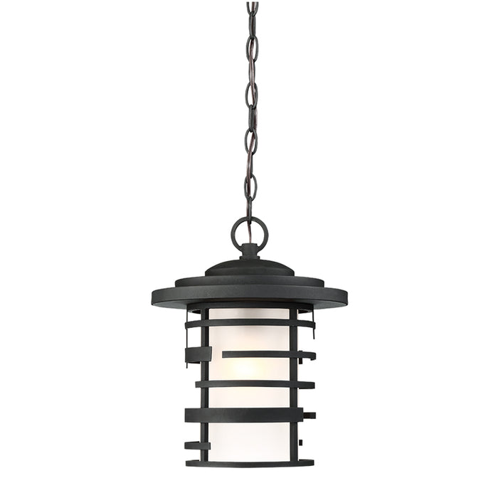 SATCO/NUVO Lansing 1-Light Outdoor Hanging Lantern With Etched Glass (60-6405)