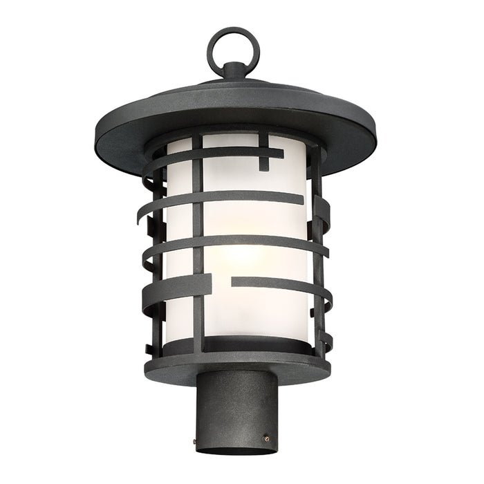 SATCO/NUVO Lansing 1-Light Outdoor Post Lantern With Etched Glass (60-6406)